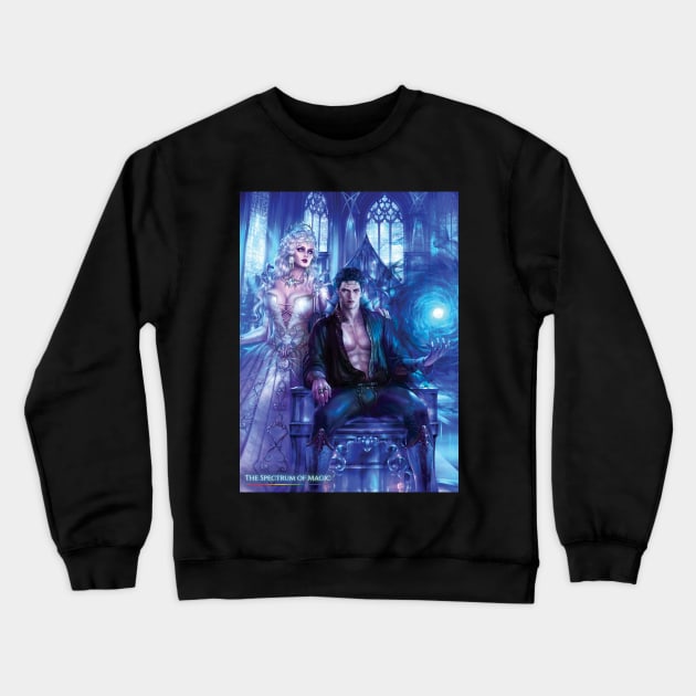 The Spectrum of Magic - Fragments of Time Crewneck Sweatshirt by The Spectrum of Magic